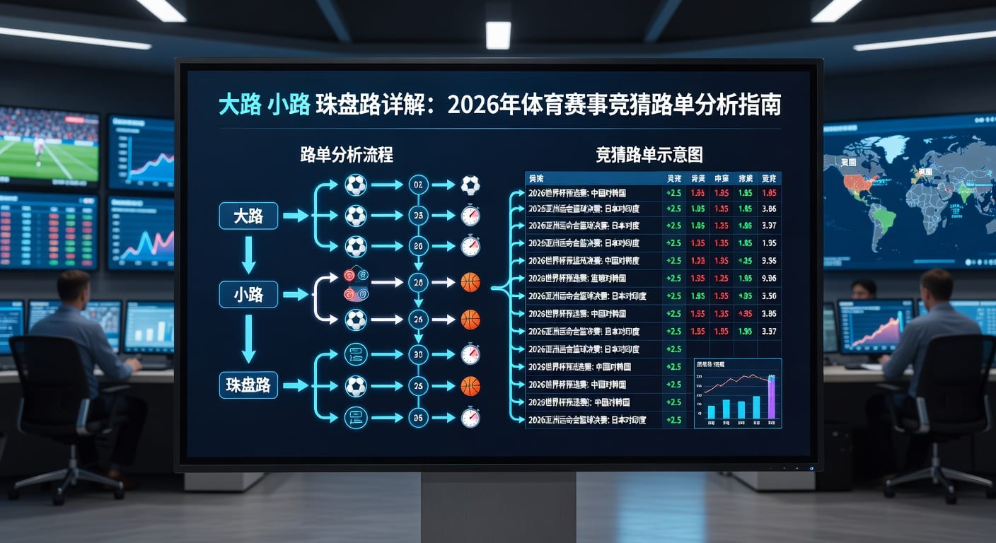 大路投注技巧与实战思路：盘口阅读到临场判断
