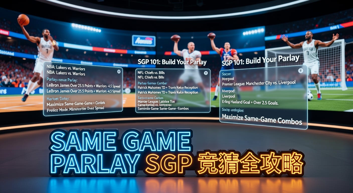 same game parlay SGP 组合玩法解析